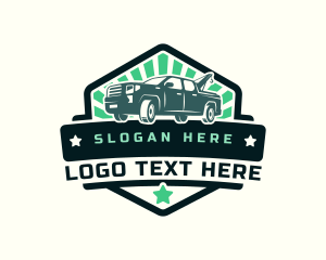 Pickup Tow Truck Logo