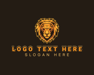 Veterenarian - Lion Wild Leo logo design