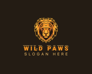 Lion Wild Leo logo design