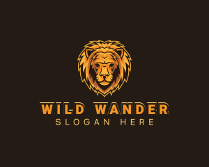 Lion Wild Leo logo design