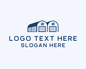 Logistics - Freight Warehouse Facility logo design