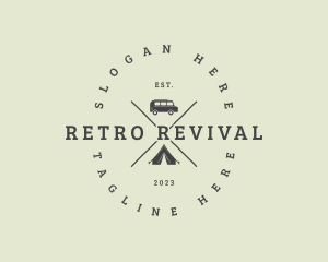 Retro - Retro Camping Van logo design