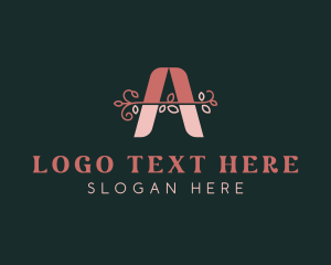 Essential Oil - Stylish Boutique Letter A logo design