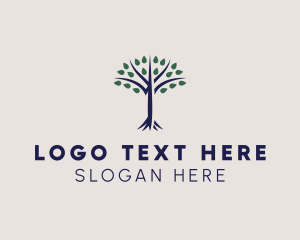 Organization - Nature Tree Leaf logo design