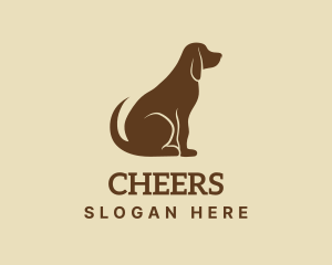 Brown - Brown Hound Dog logo design