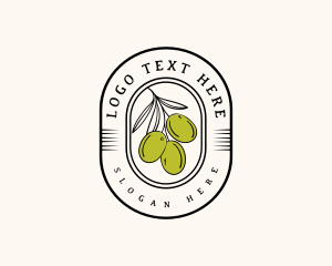 Plant - Olive Fruit Farm logo design