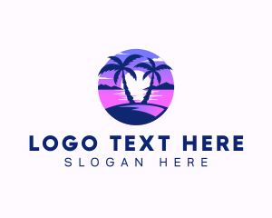 Trip - Ocean Beach Island logo design