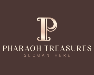 Luxury Elegant Letter P logo design