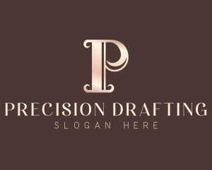 Luxury Elegant Letter P logo design