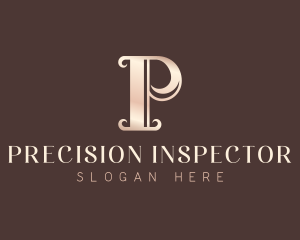 Luxury Elegant Letter P logo design