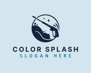 Sanitation Pressure Washer logo design