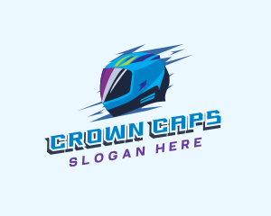 Motorcycle Racing Helmet logo design