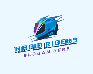 Motorcycle Racing Helmet logo design