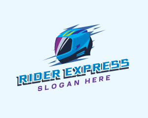 Rider - Motorcycle Racing Helmet logo design