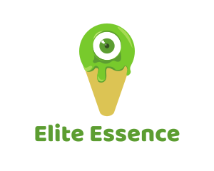 Cream - Eyeball Cone Monster logo design