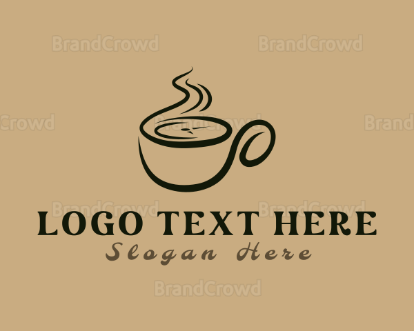 Cafe Coffee Cup Logo