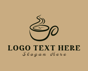 Cafeteria - Cafe Coffee Cup logo design