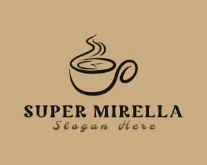 Teacup - Cafe Coffee Cup logo design