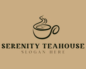 Cafe Coffee Cup logo design