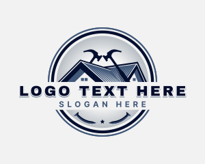 Contractor - Hammer Construction Roofing logo design