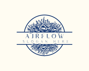 Floral Bouquet Floristry logo design