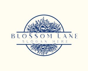 Floral Bouquet Floristry logo design