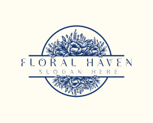 Bouquet - Organic Floral Decoration logo design