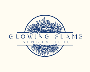 Floral Bouquet Floristry logo design