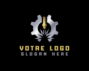 Laser Industrial Gear Logo