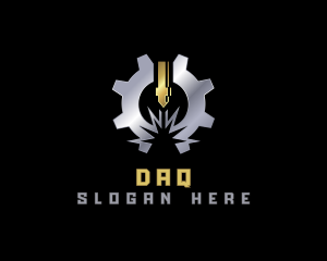 Metal - Laser Industrial Gear logo design