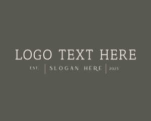 Minimalist - Modern Elegant Business logo design