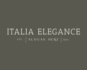 Modern Elegant Business logo design