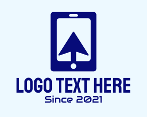 Gadget Repair - Upload Mobile Phone logo design
