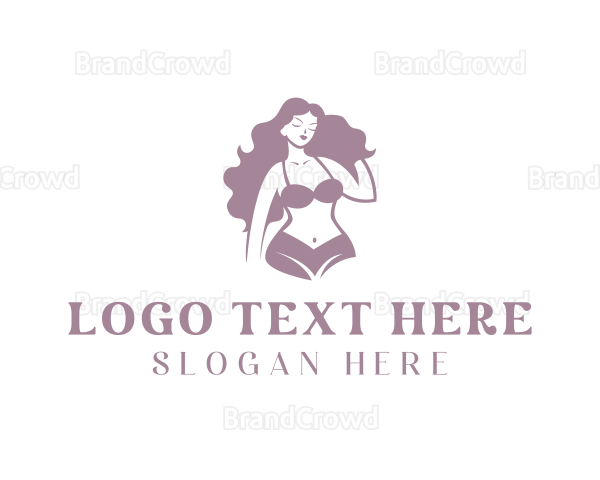 Woman Fashion Lingerie Logo