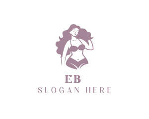 Feminine - Woman Fashion Lingerie logo design