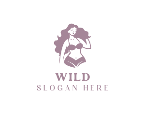Sexy - Woman Fashion Lingerie logo design