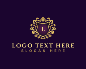 Luxury - Decorative Shield Royal logo design