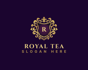 Decorative Shield Royal logo design