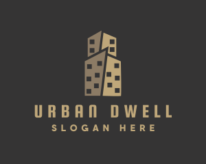 Apartment Building Property logo design