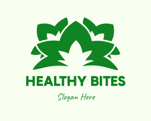 Green Leaves Bush logo design