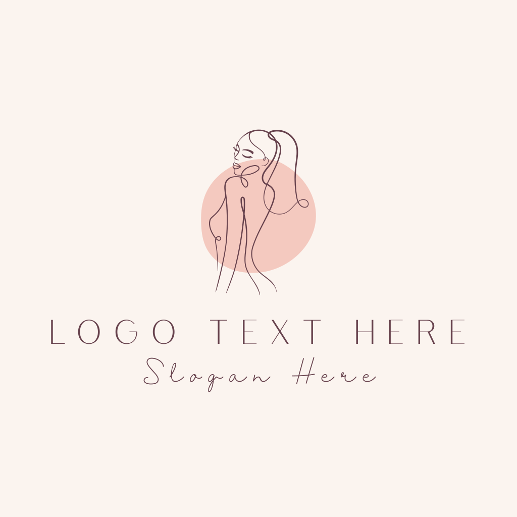 Beautiful Naked Lady Logo | BrandCrowd Logo Maker