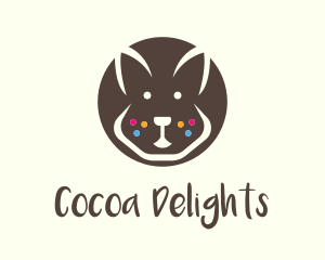 Brown Pet Rabbit logo design