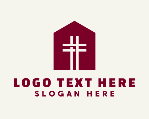 Biblical - Catholic Cross Faith logo design