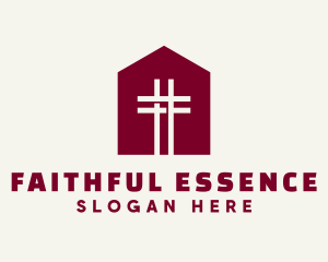 Faith - Catholic Cross Faith logo design