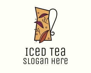 Organic Tea Pitcher logo design