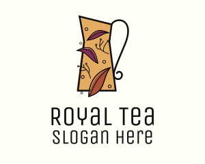 Organic Tea Pitcher logo design