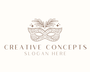 Theme - Creative Festival Mask logo design