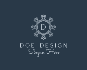 Luxurious Ornament Interior Design logo design