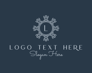 Luxurious Ornament Interior Design Logo