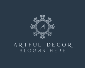 Luxurious Ornament Interior Design logo design